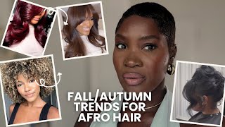 Fall Autumn Winter Trends For Afro Hair [upl. by Sherar357]