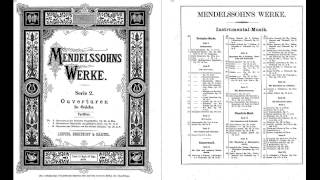 Mendelssohns Hebrides Overture FULL SCORE GM SYNTH JL [upl. by Adiv]