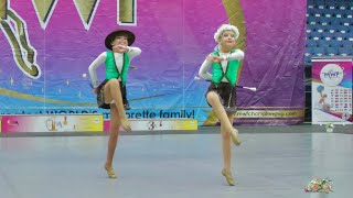 Majorettes TOM KROKODYL Ostrava  baton duo trio cadet  Liberec 2024  Majorette Championship MWF [upl. by Prendergast]