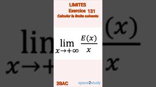 Exercice 131 Limites 2BAC Maths [upl. by Scevo914]