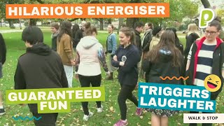 Fun TeamBuilding Game  Walk amp Stop ENERGISER to Inspire Listening amp Reflex Skills  playmeo [upl. by Sage]