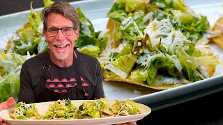 Caesar Salad Tostada An Original Mexican Invention [upl. by Roberts]