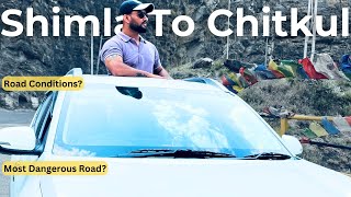 EP2 Shimla to chitkul by car  via narkanda  Spiti Valley kinnaurvalley chitkul spitivalley [upl. by Nonnahc]