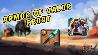 Armor Of Valor Frost Plate Frost  Corrupted Dungeons  1v1  Albion Online PVP [upl. by Flip]