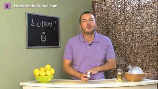 Aromathérapie  le citron  citrus limon [upl. by Nollat]