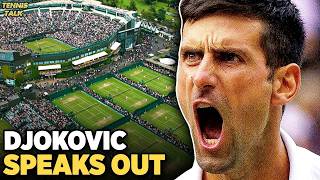 Djokovic Responds on Doubts of Playing Wimbledon 2024  Tennis News [upl. by Amoreta]