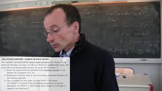 Relativité restreinte n°9  cours de physique niveau premier cycle [upl. by Quin]