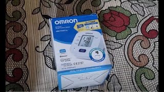 Rough Unbox Subtitled  OMRON Blood Pressure Monitor with Bluetooth Power Adapter version [upl. by Hewe]