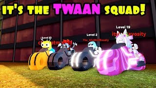 TRON SQUAD DREAM TEAM Returns with TRON BIKES My Perspective Roblox JAILBREAK [upl. by Matthus]