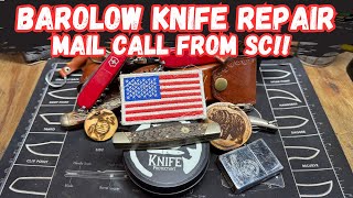 Barlow Knife Repair amp Mystery Package from South Carolina [upl. by Ellemaj]