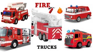 Fire truck fire engine toy collection for kids [upl. by Kuehn]