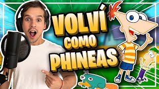 VOLVÍ A DOBLAR LA VOZ DE PHINEAS   Memo Aponte [upl. by Lesli]