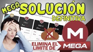 TUTORIAL  SOLUCIÓN DEFINITIVA PARA LÍMITE DE MEGA Y ERROR DE MEGADOWNLOADER [upl. by Zsa625]