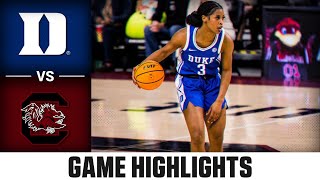 Duke vs South Carolina Game Highlights  202425 ACC Womens Basketball [upl. by Eirual]