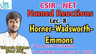 Horner  Wadsworth  Emmons  Modified wittig Reaction  cc bond formation  its advantages [upl. by Assil626]