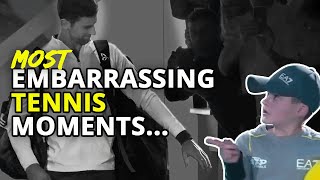 Tennis Most Embarrassing Moments [upl. by Rutra]