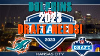 Miami Dolphins 2023 NFL Draft Needs [upl. by Lyrred775]