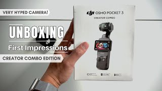 DJI OSMO Pocket 3  The BEST All Around Vlogging Camera UnboxingFirst Impressions [upl. by Nodnnarb949]