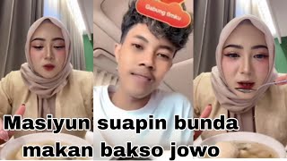 MASIYUN BUNDA FAUZANA MAKAN BAKSO BARENG [upl. by Nirahs]