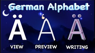 German Alphabet Learning  German Reading and Writing Practice With pronunciation [upl. by Ameluz834]