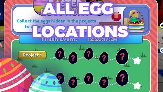 ALL EGG LOCATIONS  ROBLOX Project Playtime [upl. by Magnuson528]