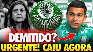 💥BOMBA DUDU FOI DEMITIDO FOI 100 CONFIRMADO AGORA PALESTRINO ÚLTIMAS NOTÍCIAS DO PALMEIRAS HOJE [upl. by Ailee]