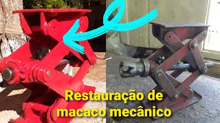 Restauração de macaco mecânico antigo Macaco Sanfona [upl. by Weinstock]