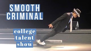 Smooth Criminal school talent show performance w lean by Jonny Cruz [upl. by Anined]