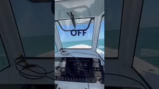 Sea Hunt 27 Gamefish  Seakeeper OnOff Comparison [upl. by Berl]