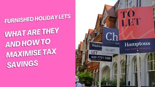 FURNISHED HOLIDAY LET  A Tax haven for rental properties [upl. by Rednaxela]