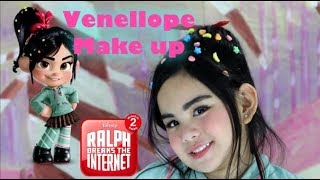 Ralph Breaks the Internet  Vanellope Von Schweetz make up tutorial  in real life  kid cosplay [upl. by Randall]