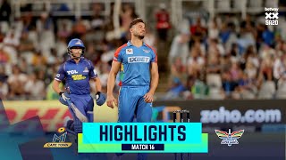 Betway SA20  Match 16 Highlights  MI Cape Town v Durbans Super Giants [upl. by Hcir]