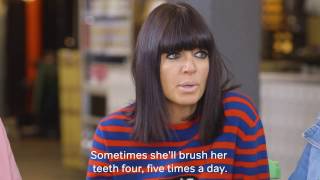 Claudia Winkleman shares her parenting little white lies [upl. by Eimmit236]