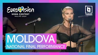 Natalia Barbu  In The Middle  Moldova 🇲🇩  National Final Performance  Eurovision 2024 [upl. by Jsandye]