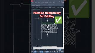 Printing Perfection How to Control Hatching Transparency in AutoCAD autocad architecture [upl. by Arlie22]