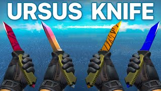 All Ursus Knife Skins  CounterStrike 2 [upl. by Aneeroc]