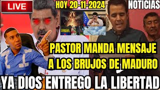 EL PASTOR ENVÍA MENSAJE A LOS SANTEROS BRUJOS DE NICOLÁS MADURO URGENTE DIOS YA LIBERTÓ VENEZUELA [upl. by Redyr]