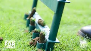 Aeration for Lawns  Great Lawns Made Simple [upl. by Eniledam]