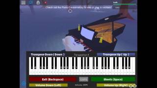 Roblox  His theme on Roblox piano [upl. by Aimaj]