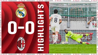 Highlights  Maignan saves a penalty  Real Madrid 00 AC Milan [upl. by Engen36]