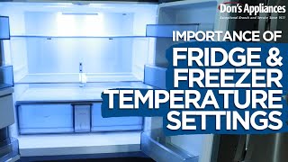 What Are The BEST Fridge amp Freezer Temperature Settings Learn Here [upl. by Ispep400]