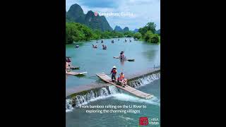 Immerse yourself in the breathtaking beauty of Yangshuo Guilin travelchina guilin yangshuo [upl. by Ardried]