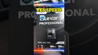 Lexar Professional 256 GB Speed Test lexar sdcard speedtest [upl. by Autry98]