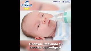 Stérimar bebé Solución isotónica de agua de mar para la limpieza nasal diaria [upl. by Anerahs]