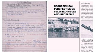 Class 12 Geography Notes Chapter 12 Geographical Perspective on Selected Issues and Problems [upl. by Zeena]