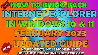 How to Enable Internet Explorer in Windows 1110 [upl. by Ennayoj]