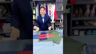 Fold Clothes in 5 Seconds Quick amp Easy Fashion Hacks shorts clothstorage fashiontips [upl. by Kciredor837]