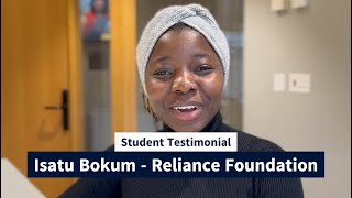 My summer internship experience at Reliance Foundation  with Isatu Bokum [upl. by Serafine]