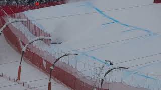 FIS WC 2016 Kitzbühel 1st Men Downhill Training Neumayer falls amateur [upl. by Iridis]