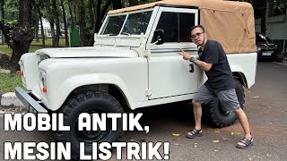 LAND ROVER SERIES 3 CONVERT MESIN LISTRIK Electric Car [upl. by Lakym624]